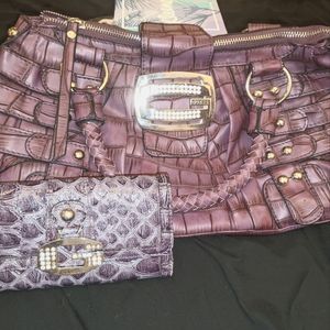 Guess purse and wallet